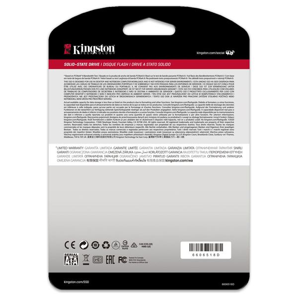 Kingston Internal SSD SA400S37 - 480GB