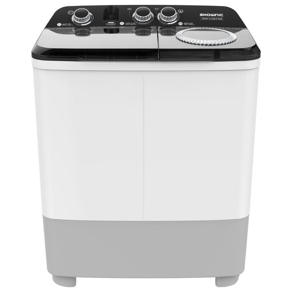  Shownic WW-1100TXW-NI-A2180CB - 7Kg - Twin Tub Washing Machine - White 