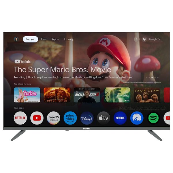  SHOWNIC TS-43AFHGDA - 43 Inch - FHD - QLED - 60 Hz - Google TV - Black 