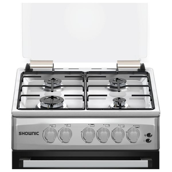  طباخ غازي شونك - 90 سم - 5 مشاعل - KCL-664GLX7 - نيكل نحاسي 