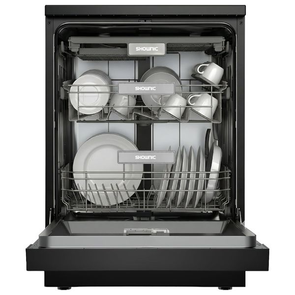  Shownic DW-FS1460PY - Dishwasher - 14 Set - Black 
