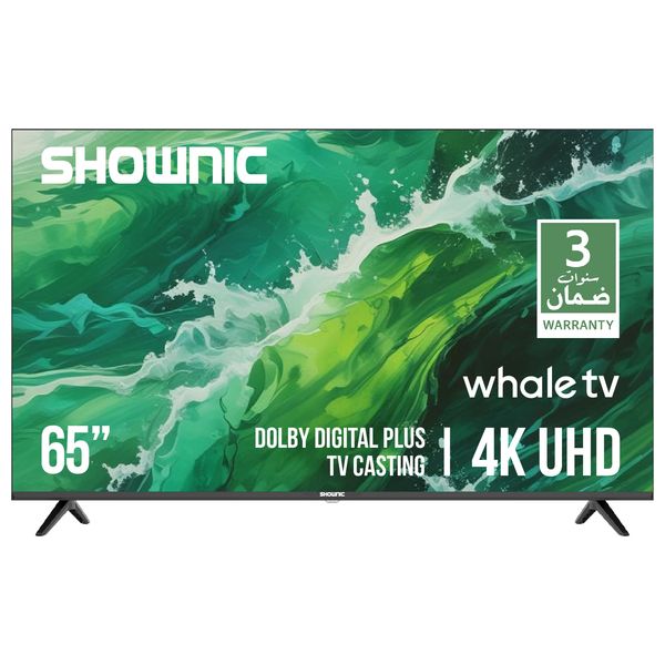  شاشة شونك TS-65AUHWD - 65 انج - 4K - UHD - دولبي ديجيتال بلس - 60 هيرتز -  ويل تي في - رمادي 