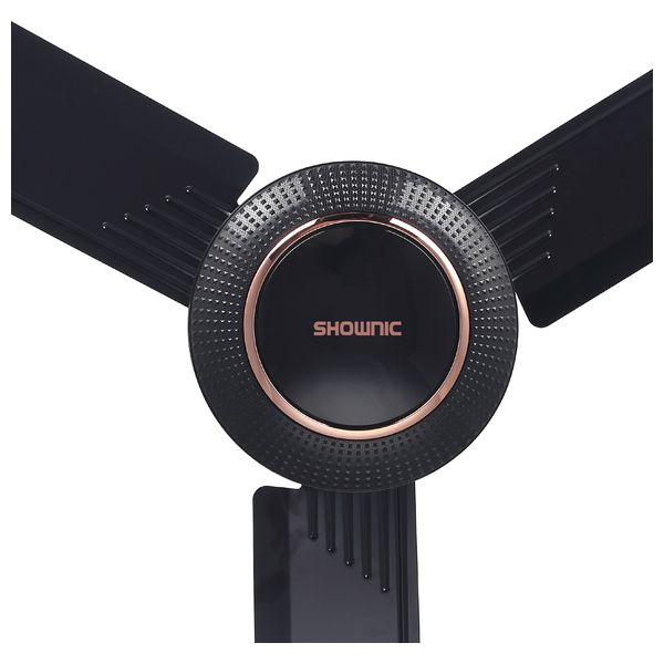  Shownic CF-56L40BZ - Ceiling Fan - 3 Pieces - Black 