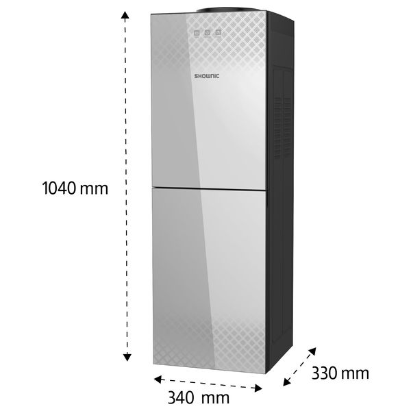  براد ماء شونك مع ثلاجة - YT-R390GS - سلفر 
