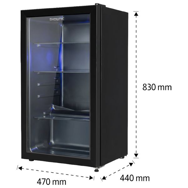  Shownic RL-130MB - Beverage Cooler - Black 