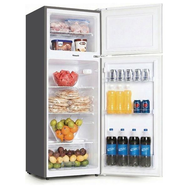  Shownic RF-DFT2701S - Conventional Refrigerator - 8 ft - Gray 