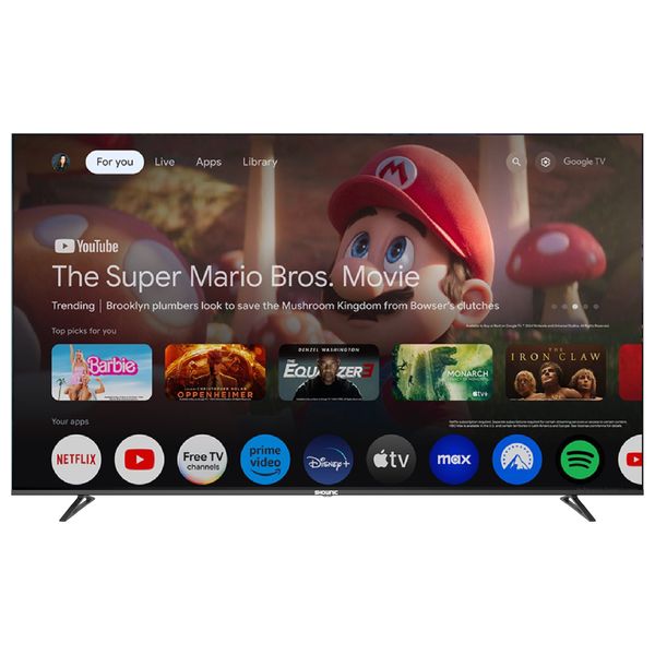  شاشة شونك 85 انج فئة TS 85AUHGQ - كوكل تي في - 4K - QLED - اندرويد 14 - 120 هيرتز 