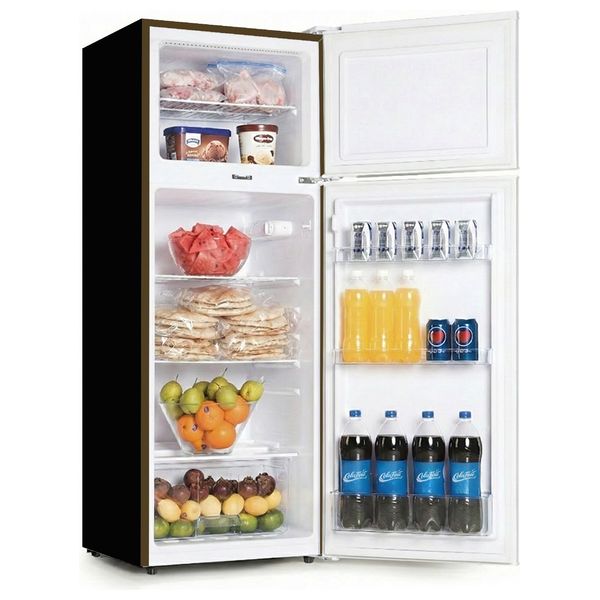  Shownic RF-DFT2701G - Top Mount Refrigerator - 8ft - Gold 