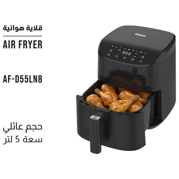  Shownic AF-D55LN8 - Air Fryer - 5 L - 1650W - Black 