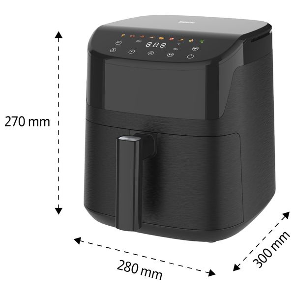  قلاية هوائية شونك - 5 لتر - 1650 واط - AF-D55LN8 - اسود 