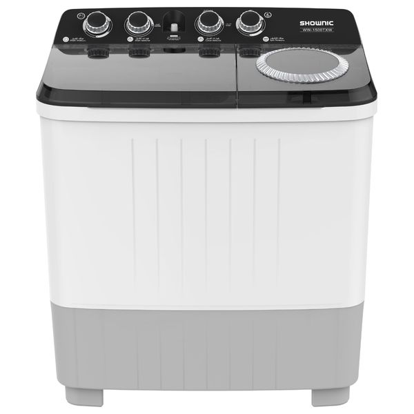  Shownic WW-1500TXW-NI-B2400CB - 10Kg - Twin Tub Washing Machine - White 