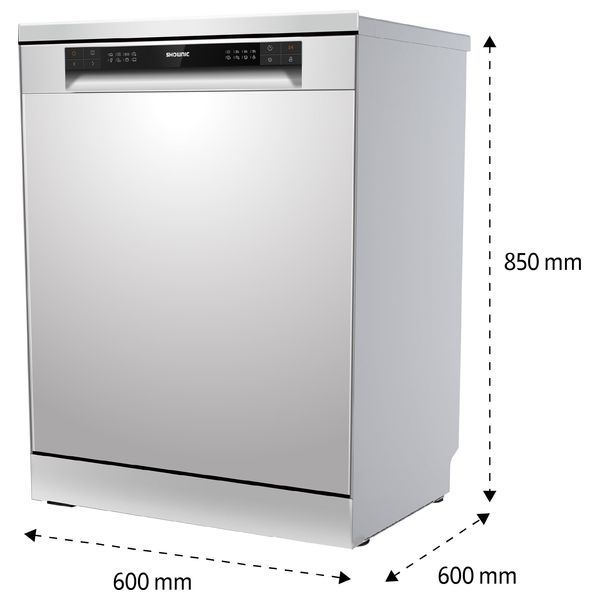  Shownic DW-FS1460AX - Dishwasher - 14 Place Settings - Stainless Steel 