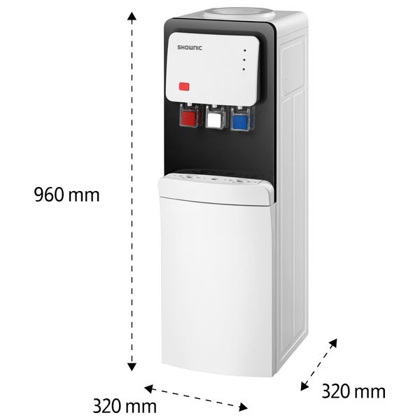  Shownic YT-C359BW - Water Dispenser With Refrigerator - White 