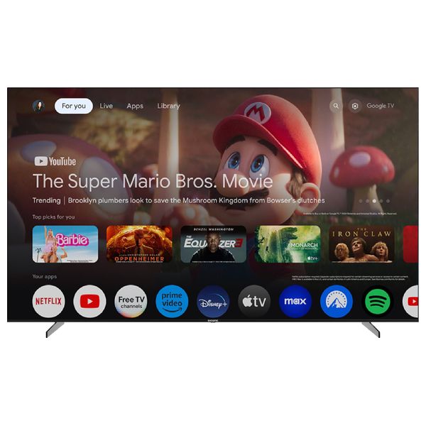  Shownic 100 Inch TS 100AUHGQ - 4K - QLED - 144Hz - Google TV - Black 