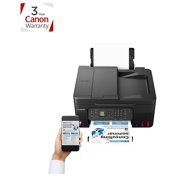Canon PIXMA G4470 All-in-One Ink Tank Printer - Print resolution up to 4800 x 1200 dpi - Wi-Fi & USB - Black