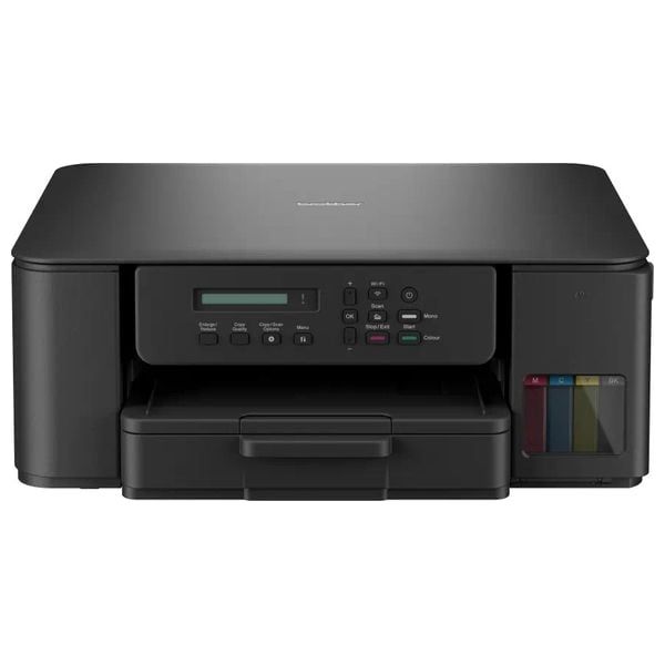  طابعة برذر DCP-T530DW - بخزان الحبر الكل في واحد - دقة طباعة 600 × 600 نقطة في البوصة - أسود 