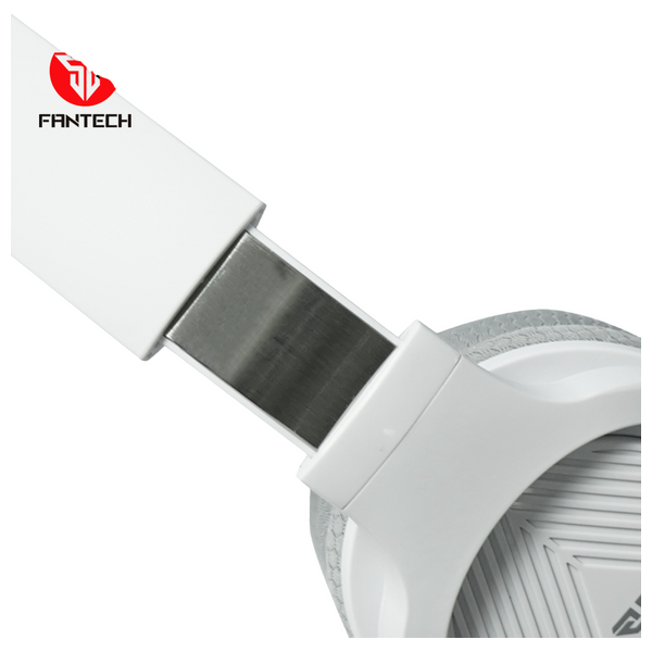  Fantech MH88 Headphone Over Ear - Wired with Noise-Canceling Microphone - White 