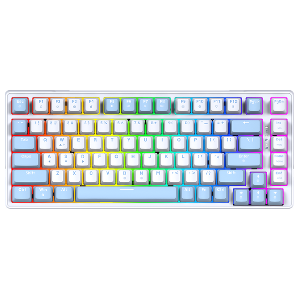  Fantech MK612- Wired Keyboard - RGB - White 