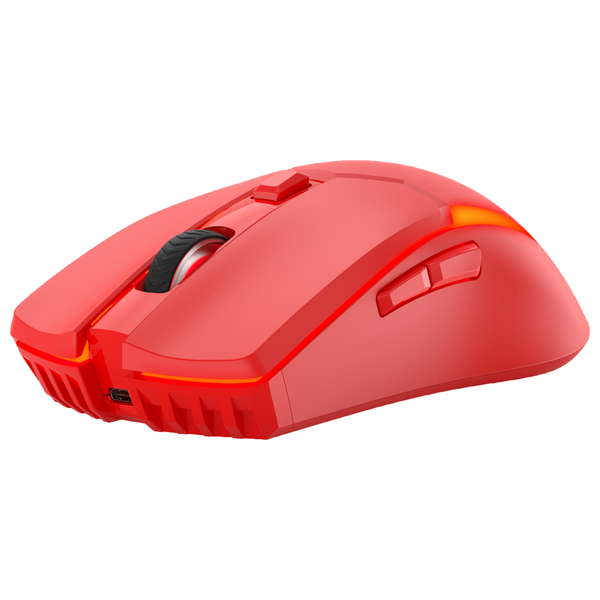 Fantech WGC2 Gaming Mouse - Wireless - DPI 800-4000 - IPS 300 - RGB Lighting - 6 Buttons - Red