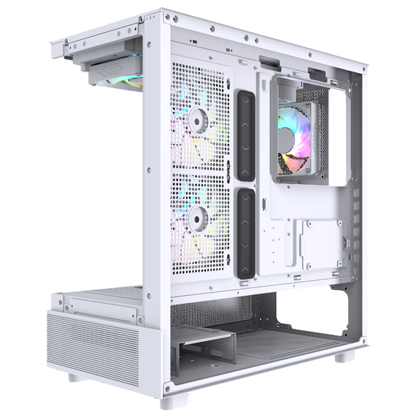 Fantech full tower CG86 - Computer Case - RGB  - WHITE