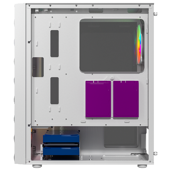 كيس كمبيوتر فانتيك - MIDDLE TOWER CG83 -  اضاءة RGB - ابيض