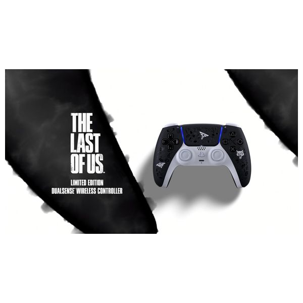  سوني بلايستيشن 5 دوالسينس ذا لاست اوف اس إصدار محدود – وحدة تحكم لاسلكية – أسود داكن 