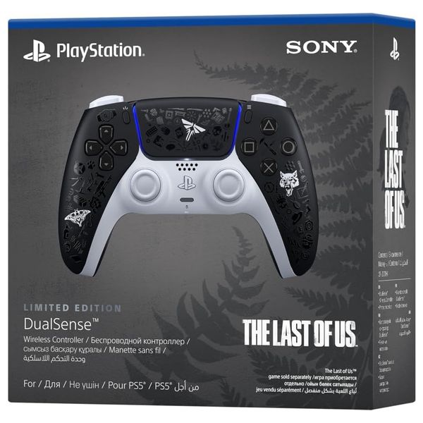  سوني بلايستيشن 5 دوالسينس ذا لاست اوف اس إصدار محدود – وحدة تحكم لاسلكية – أسود داكن 