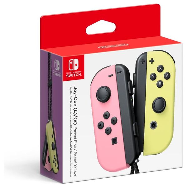Nintendo Joy-Con Controllers - Wired and Wireless - Pink and Yellow