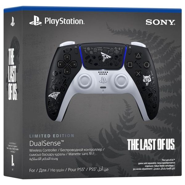  سوني بلايستيشن 5 دوالسينس ذا لاست اوف اس إصدار محدود – وحدة تحكم لاسلكية – أسود داكن 