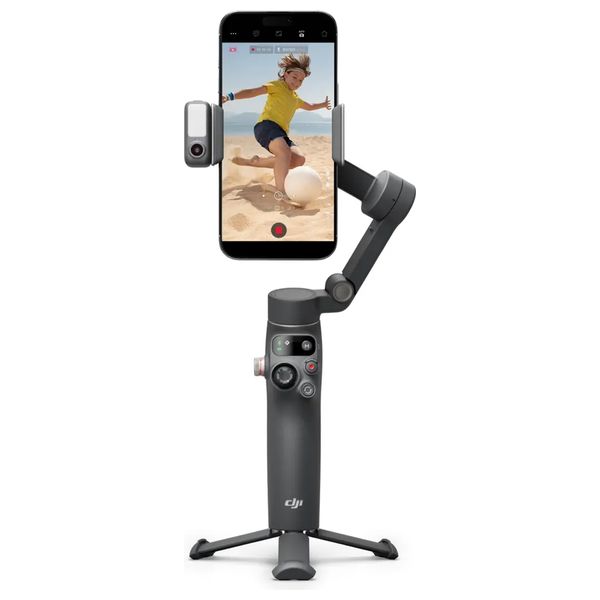 حامل موبايل دي جي ئاي - Osmo-Mobile-7P - بطارية تعمل لمدة 10 ساعات - اسود