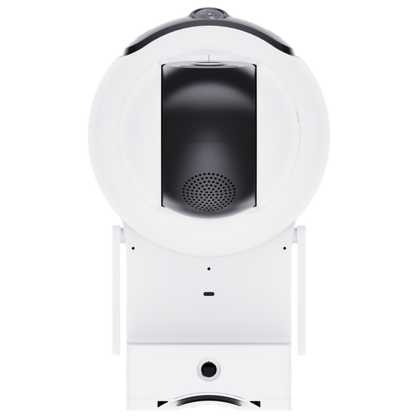  كاميرا مراقبة خارجية كهربائية ايزفيزCS-H90 - دوارة بعدستين متحركتين بدقة 4MP - ابيض 