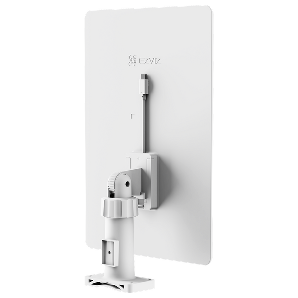  كاميرا مراقبة خارجية ذكية ايزفيز CS-HB90 - شحن شمسي - عدستين دوارتين بدقة 4MP - ابيض 