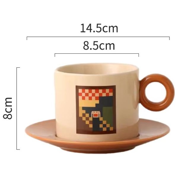  PixelScreamTheScreamCup item soecificatio -Orange -PS-OC-001 
