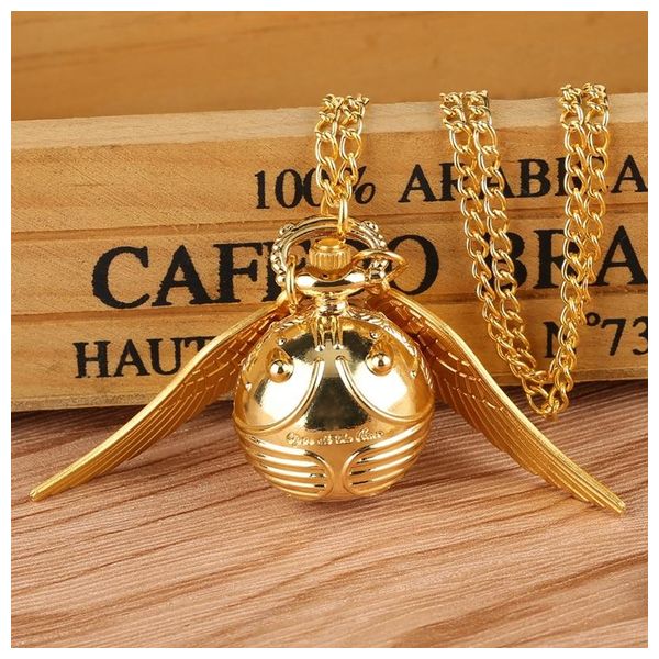  WingedTime Snitch Ball Pocket Watch Gold 