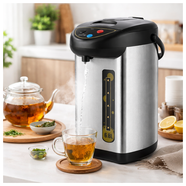 Golden House Electric Water Boiler - 6.8 L - 750 W - Stainless Steel