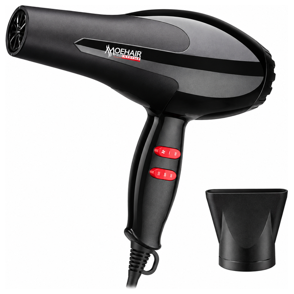  Moehair ProExtreme MO-7165 - Professional Hair Dryer - 4800W - Black 