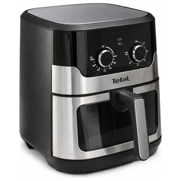  تيفال قلاية هوائية إيزي فراي مع الشواية - 1700 واط - 12 لتر - سلفر 
