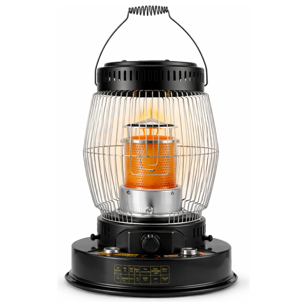  Falcon FC-4400 - Kerosene Heater with Safety Switch - Outer protective grille - Black 