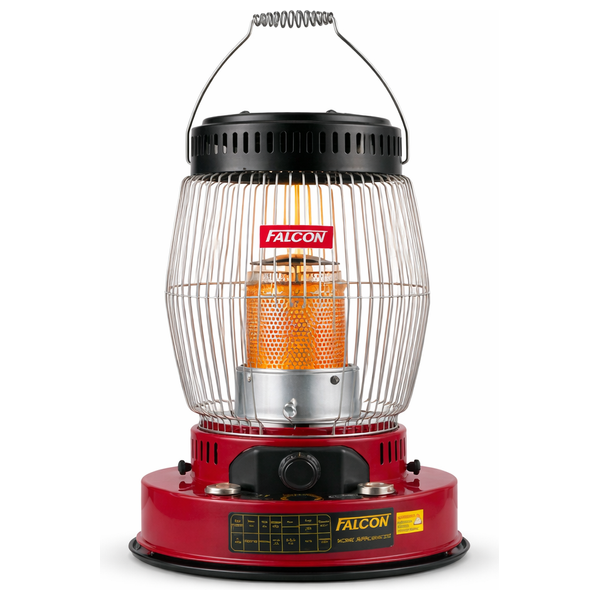 Falcon FC-4400 - Kerosene Heater with Safety Switch - Outer protective grille - Red