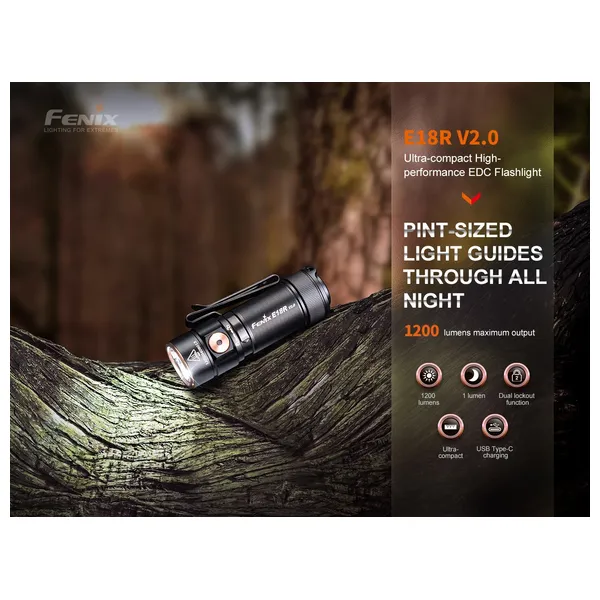  Fenix light E18R - Flashlight - Colorful 
