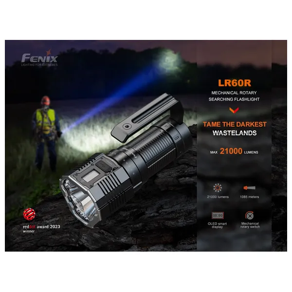  Fenix light LR60R - Flashlight - Black 