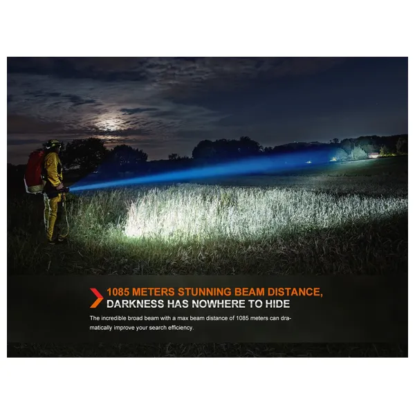  Fenix light LR60R - Flashlight - Black 