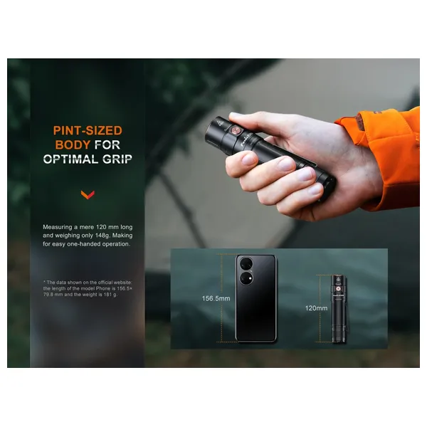  Fenix light E35R - Flashlight - Black 