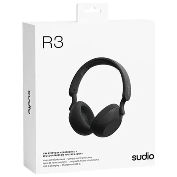  Sudio R3BLK - Bluetooth Headphone Over Ear - Black 