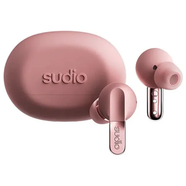  Sudio N3 PRO In-Ear Bluetooth Headphones - Active Noise Cancellation ANC - IPX4 Water Resistance - Pink 