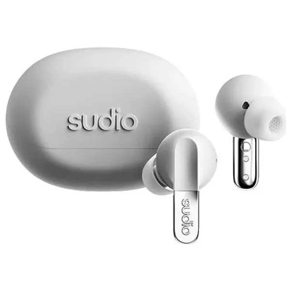 Sudio N3 PRO In-Ear Bluetooth Headphones - Active Noise Cancellation ANC - IPX4 Water Resistance - White 