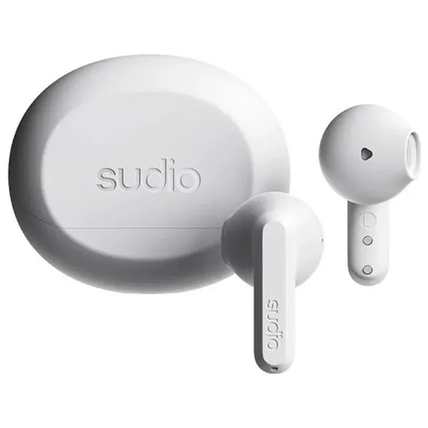  Sudio A3WHT In-Ear Bluetooth Headphones - IPX4 Water Resistance - White 