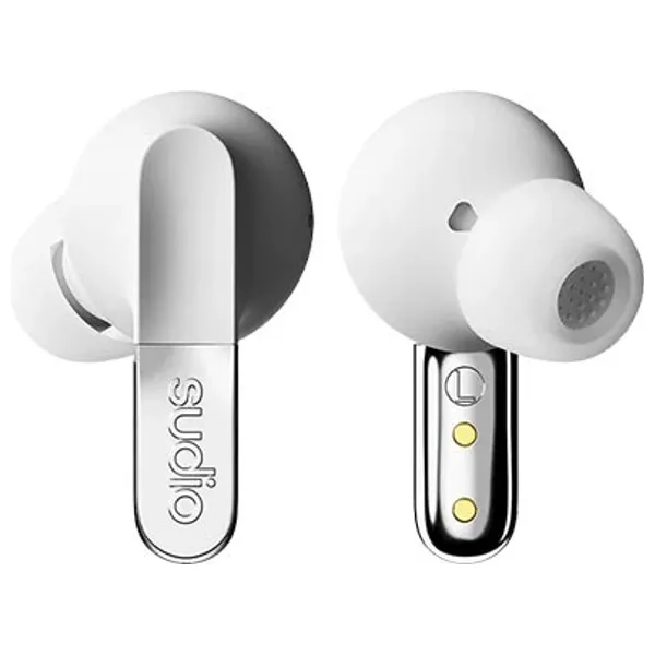  Sudio N3 PRO In-Ear Bluetooth Headphones - Active Noise Cancellation ANC - IPX4 Water Resistance - White 