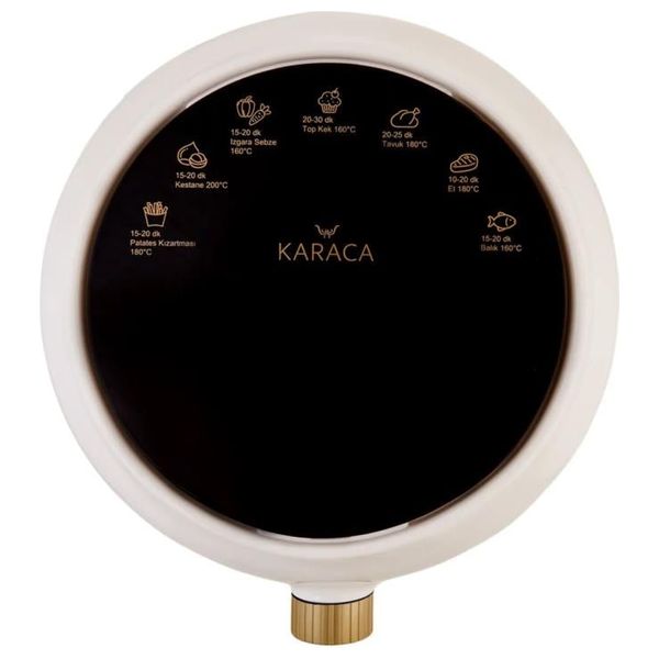  قلاية هوائية كاراكا - 3.5 لتر - 1350 واط - ابيض 