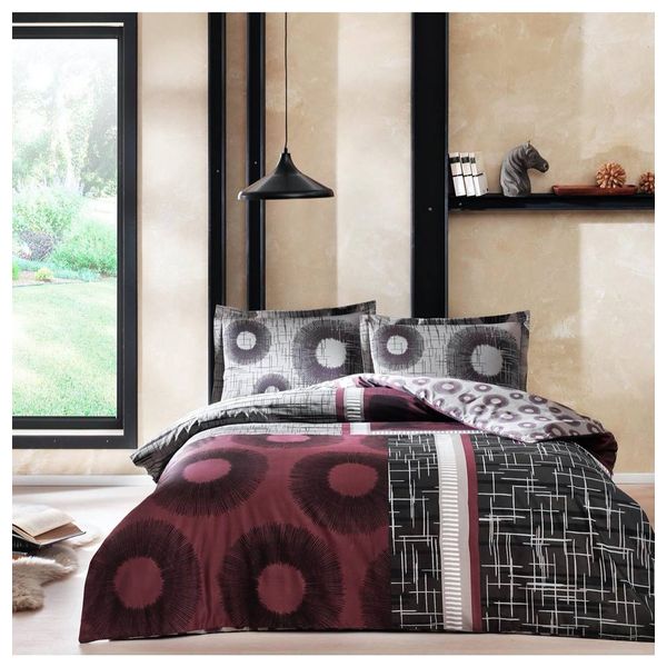  رافدان تاج طقم لحاف مزدوج 260×240 سم - 4 قطع - اسود 